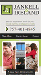 Mobile Screenshot of jankellaw.com