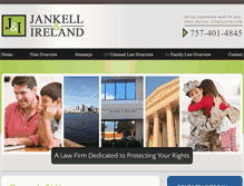 Tablet Screenshot of jankellaw.com